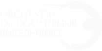 Logo Orchestre de Douai blanc
